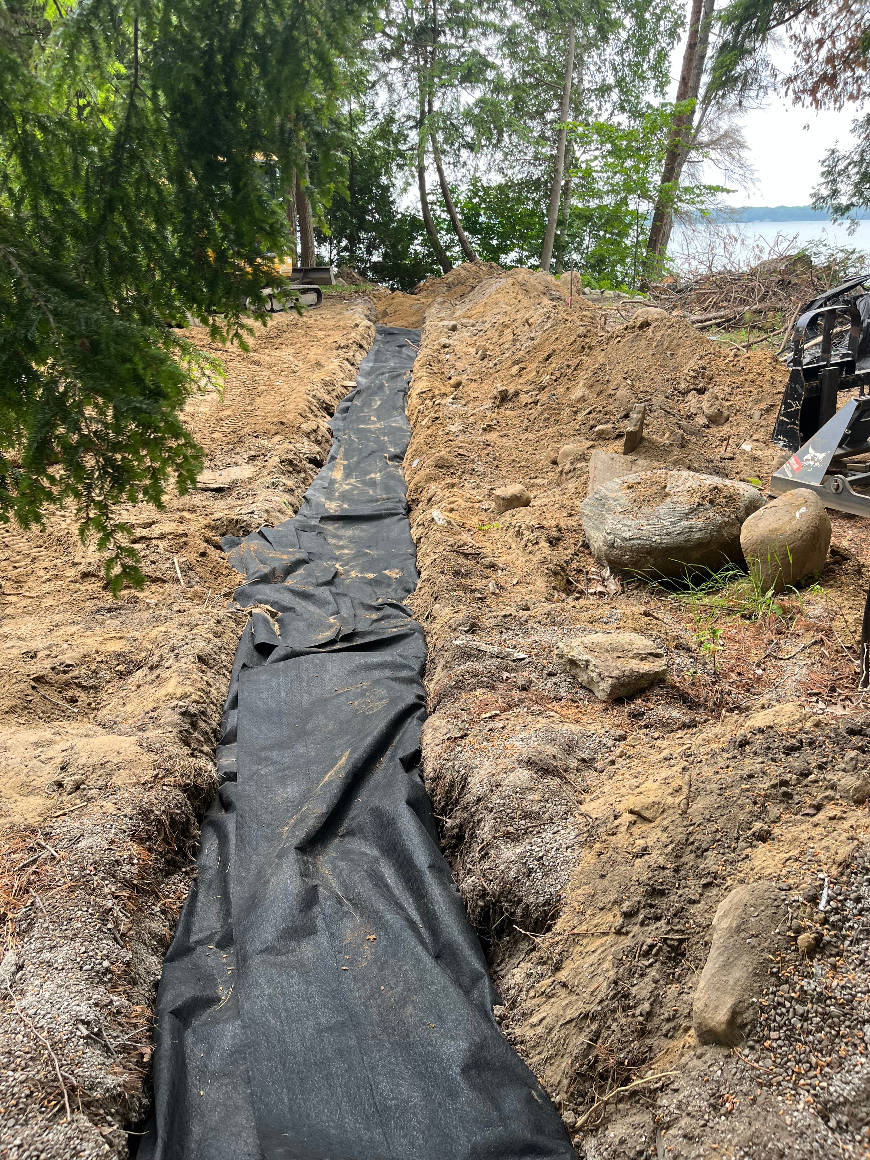 Drainage Trench